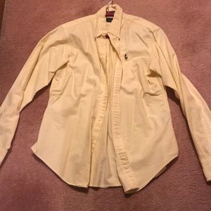 Light yellow button up
